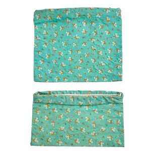 Vintage Floral Coin Pouch Pencil Case Makeup Bag